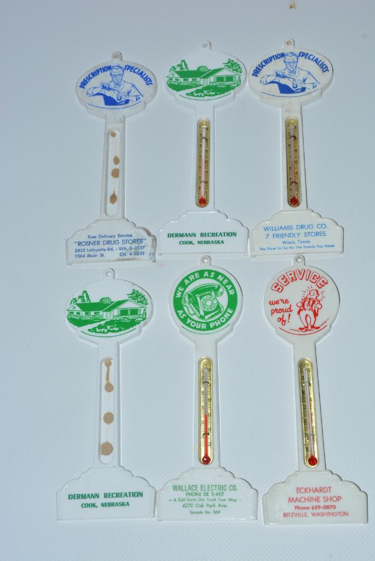 6-Different Plastic Pole Thermometers (1 of 2)