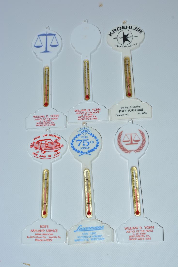 6-Different Plastic Pole Thermometers (1 of 2)