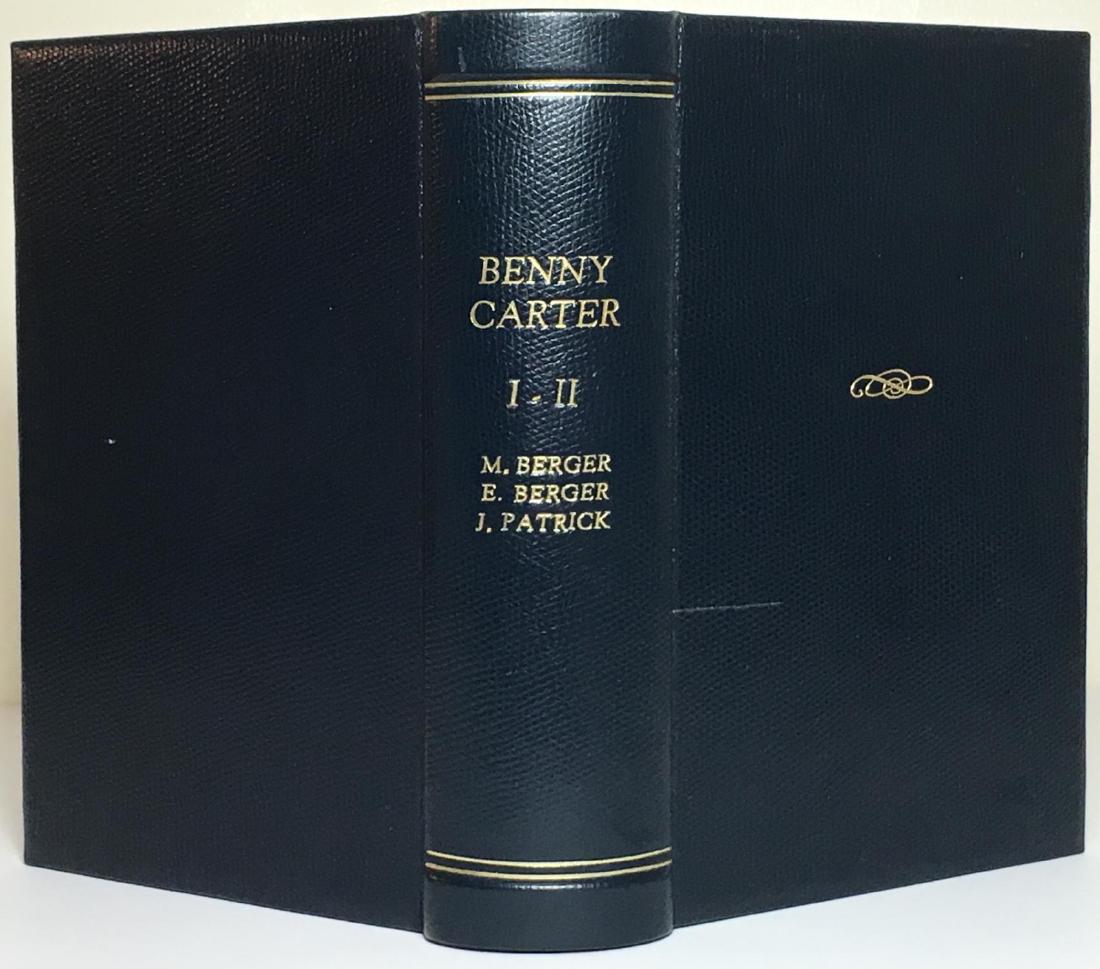 Benny Carter, A Life in American Music: Title: Benny Carter, A Life in American Music Author: Morroe Berger, Edward Berger and James Patrick Date: 2001 Edition: first, signed Subject: biography This unique book is Benny Carter's personal co