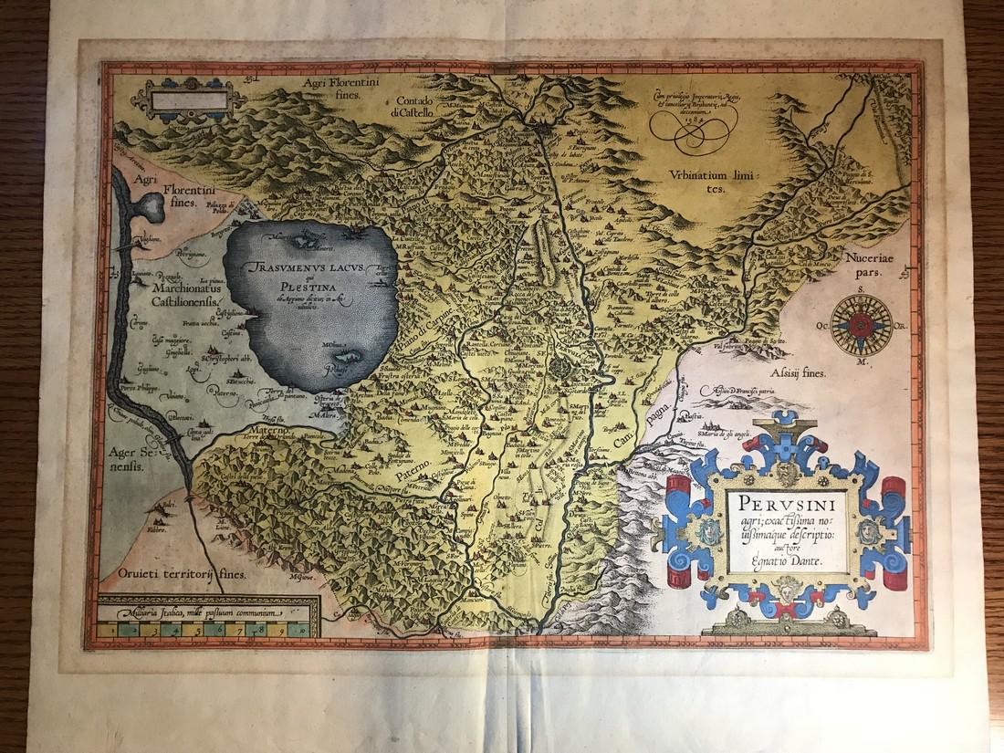 Ortelius: Persici Sive Sophorum Regni Typus: No Reserve! Title/Content of Map: Persici Sive Sophorum Regni Typus Date: 1606 Cartographer: Abraham Ortelius Material/Medium: Hand color. English text on verso. From the first modern atlas- the Theat