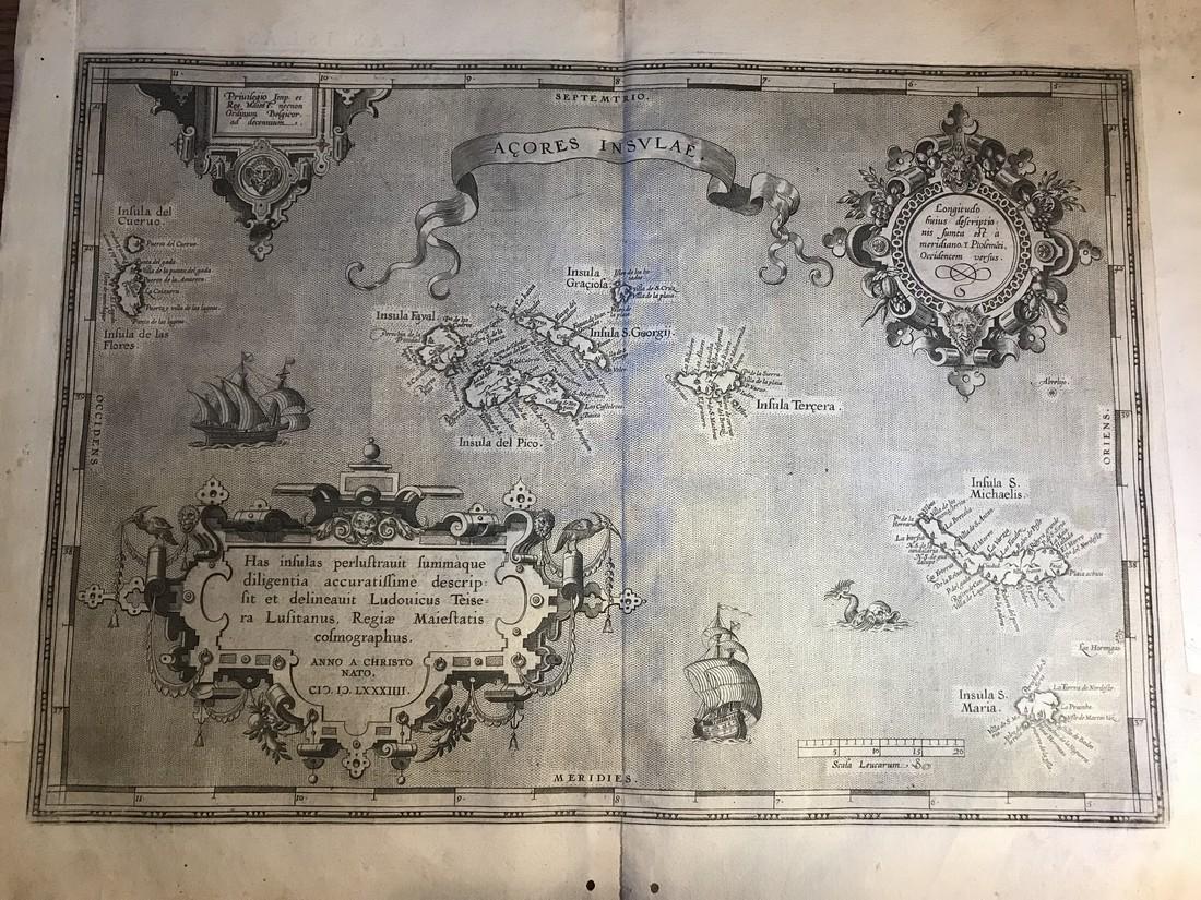 Ortelius: Acores Insula (1 of 4)