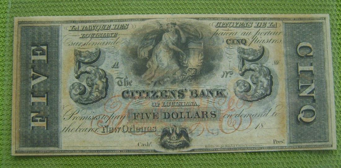 USA Amerika $5 Five Dollars Bill Citizens Bank of (1 of 2)