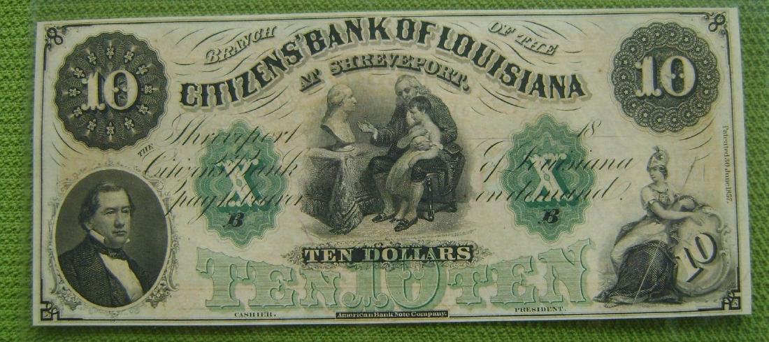 USA Amerika $10 Ten Dollars Bill Citizens Bank of (1 of 2)