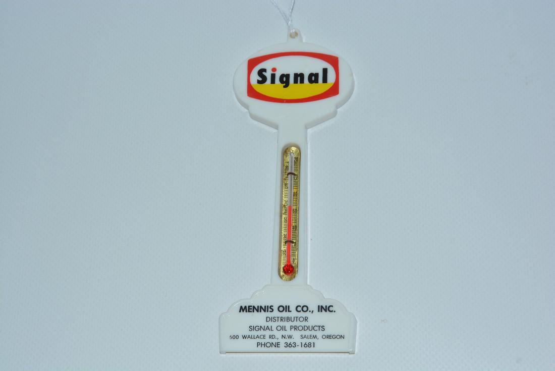 Signal (gasoline) New Logo Plastic Pole Thermometer (1 of 2)