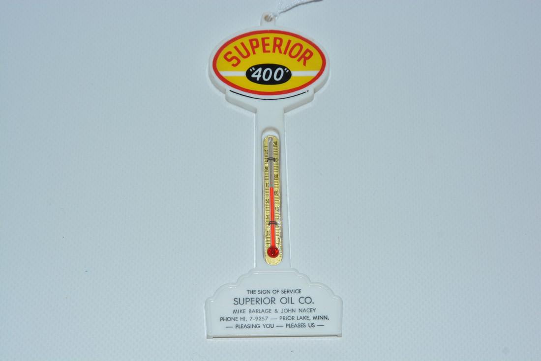 Superior "400" (gasoline) Plastic Pole Thermometer (1 of 2)