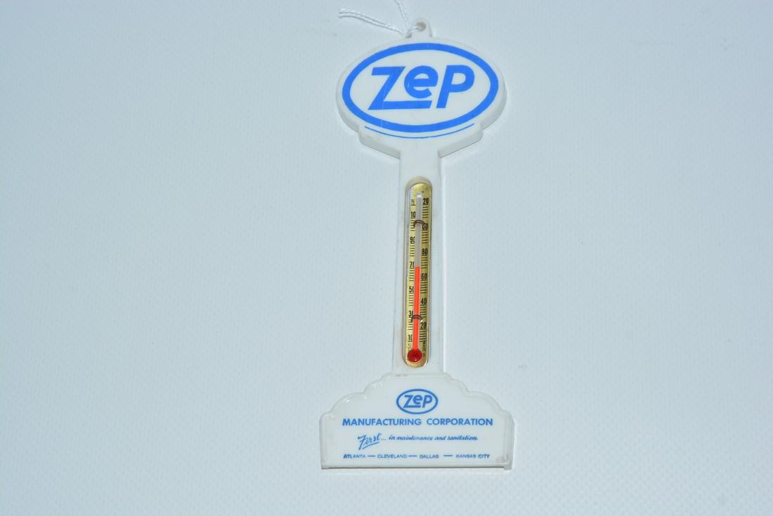ZEP Manufacturing Plastic Pole Thermometer: No Reserve! rated 9, in very good condition, tube is good, 7"x2.5", TAC #015518 Shipping: Domestic: Flat-rate of $15.00 to anywhere within the contiguous U.S. International: Foreign shipping rates are