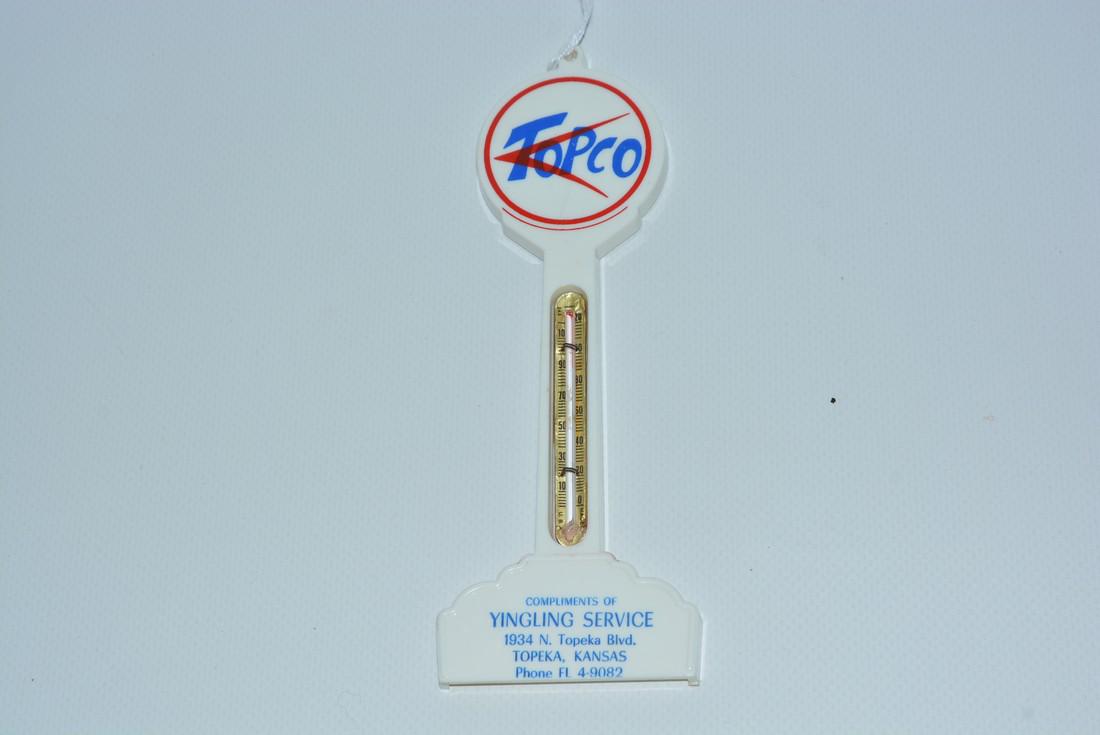 TOPCO (gasoline) Plastic Pole Thermometer (1 of 2)