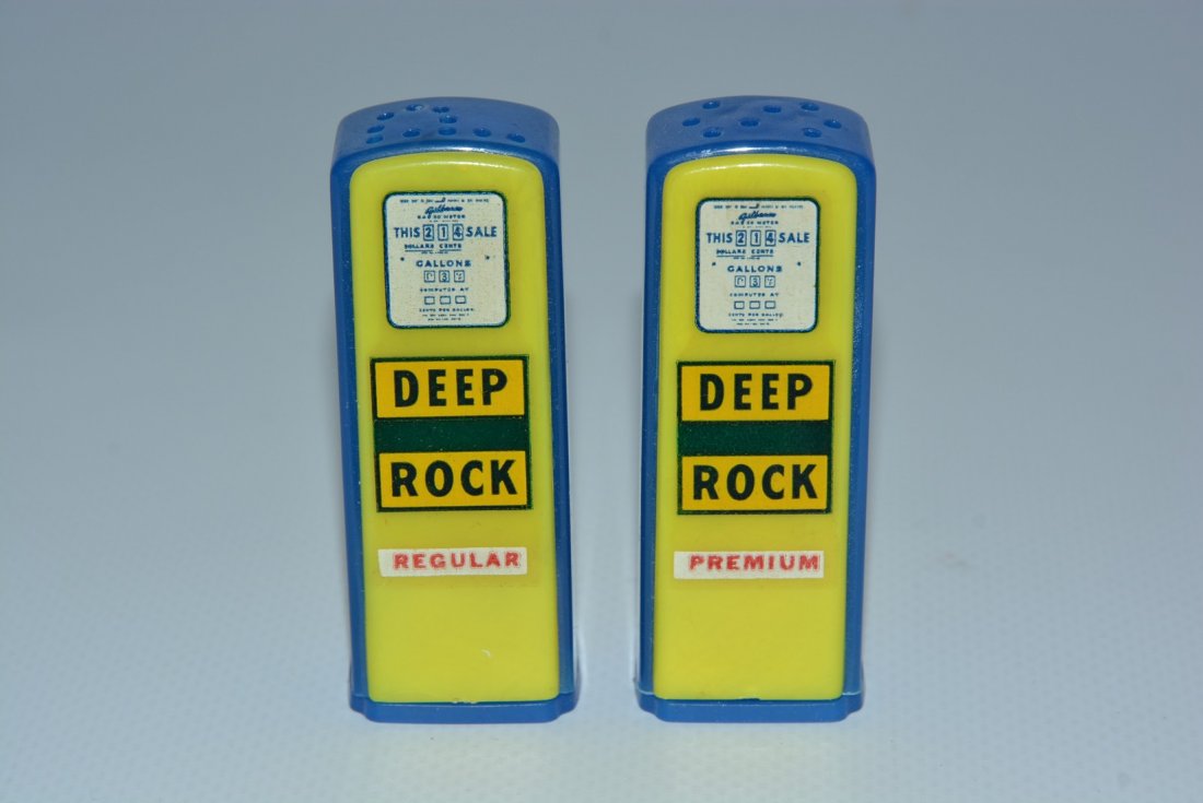 Deep Rock Regular & Premium Plastic Gas Pump Salt & (1 of 2)