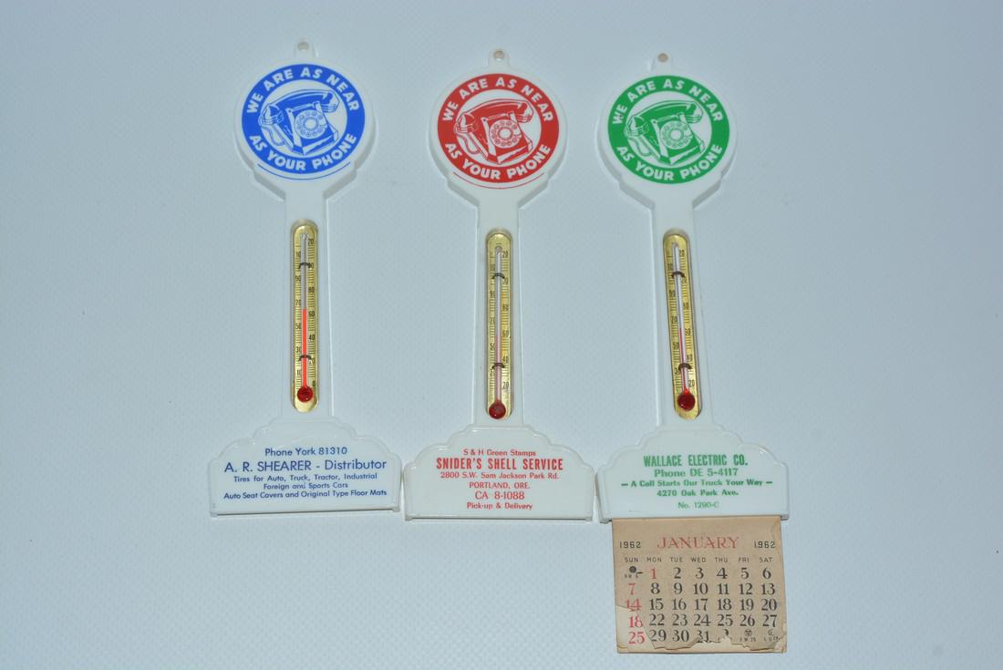 3-Different "We are as near as your phone" Plastic Pole (1 of 2)