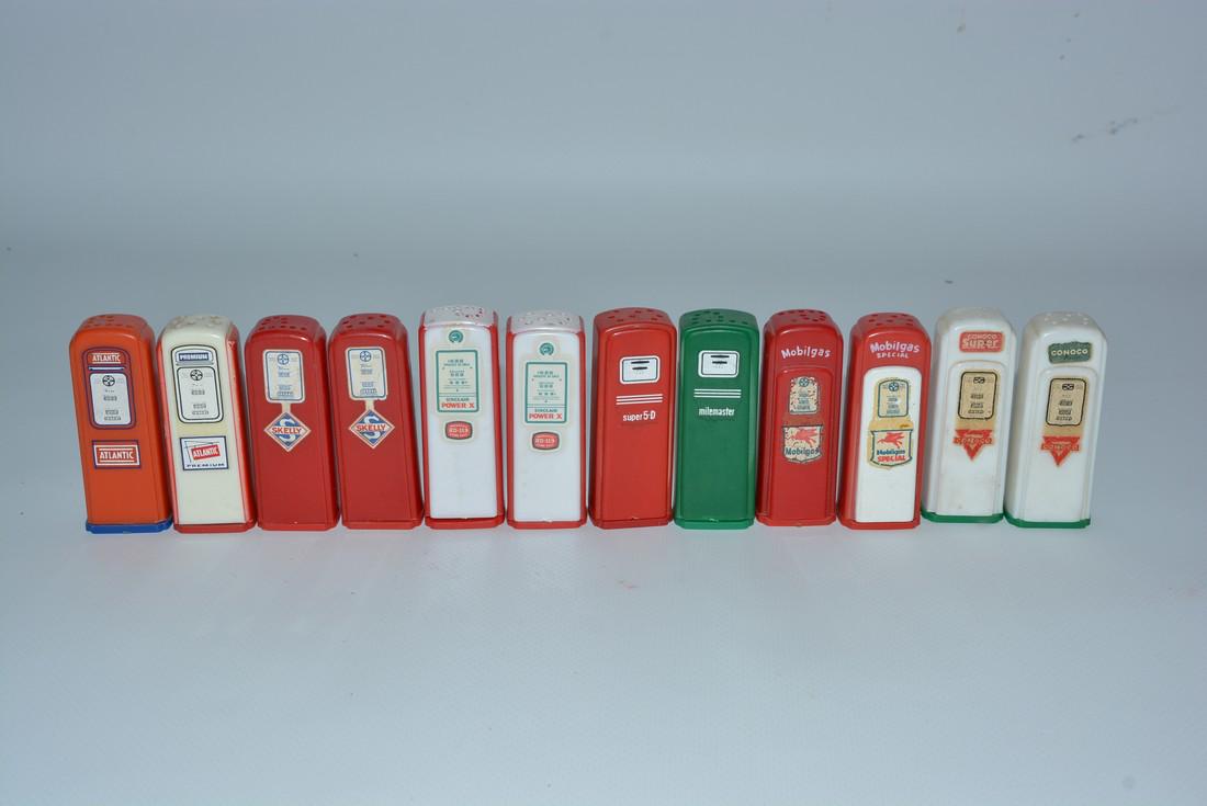 6-Sets if Plastic Gas Pump Salt & Pepper Shaker Sets (1 of 2)