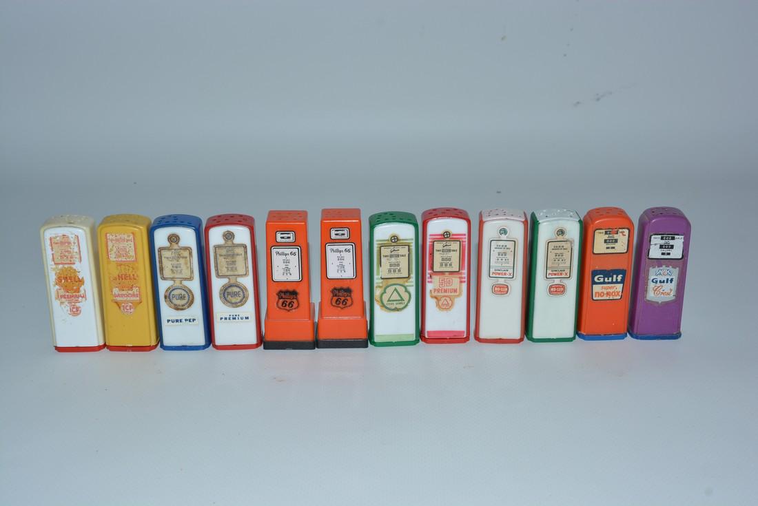 6-Sets of Plastic Gas Pump Salt & Pepper Shaker Sets (1 of 2)
