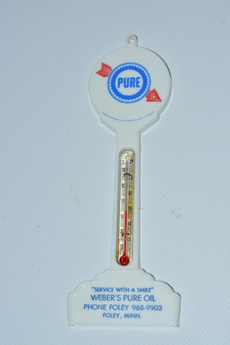 Pure w/arrow logo Plastic Pole Thermometer (1 of 1)
