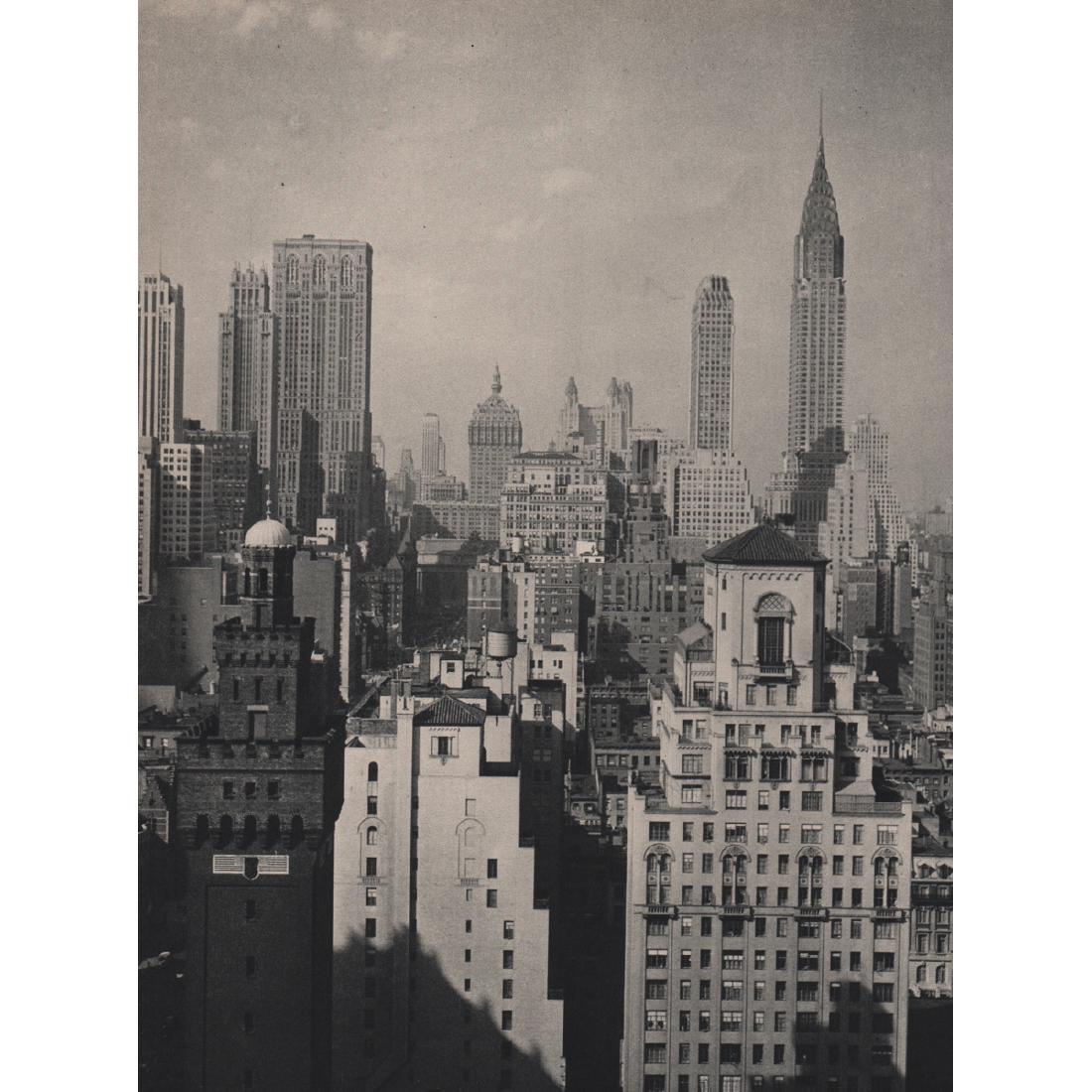MARIO BUCOVICH - The Grand Central district: Artist: MARIO BUCOVICH Print Title: The Grand Central district Medium: Sheet-fed Gravure Printing Date: 1930's Printed in the USA Image Size approx: 7.75 x 10.5 inches Mario von Bucovich (1884-1944) w