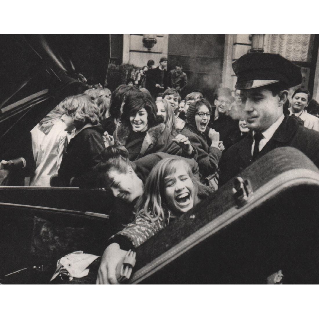 BILL EPPRIDGE - Beatlemania: Artist: BILL EPPRIDGE Print Title: Beatlemania Medium: Sheet-fed Gravure Printing Date: 1960's Printed in Japan Image Size approx: 8 x 6.5 inches Bill Eppridge (1938-2013) was one of the greatest phot