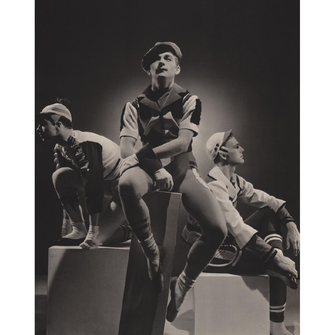 GEORGE PLATT-LYNES - Show Piece, The Ballet Caravan: Artist: GEORGE PLATT-LYNES Print Title: Show Piece, The Ballet Caravan, 1937 Medium: Sheet-fed Gravure Printing Date: 1980's Printed in Spain Image Size: 10 X 12.5 inches George Platt Lynes (1907 – 