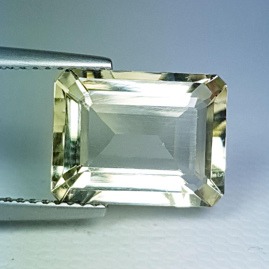 4.95 ct Top Grade Emerald Cut Natural Scapolite (1 of 6)
