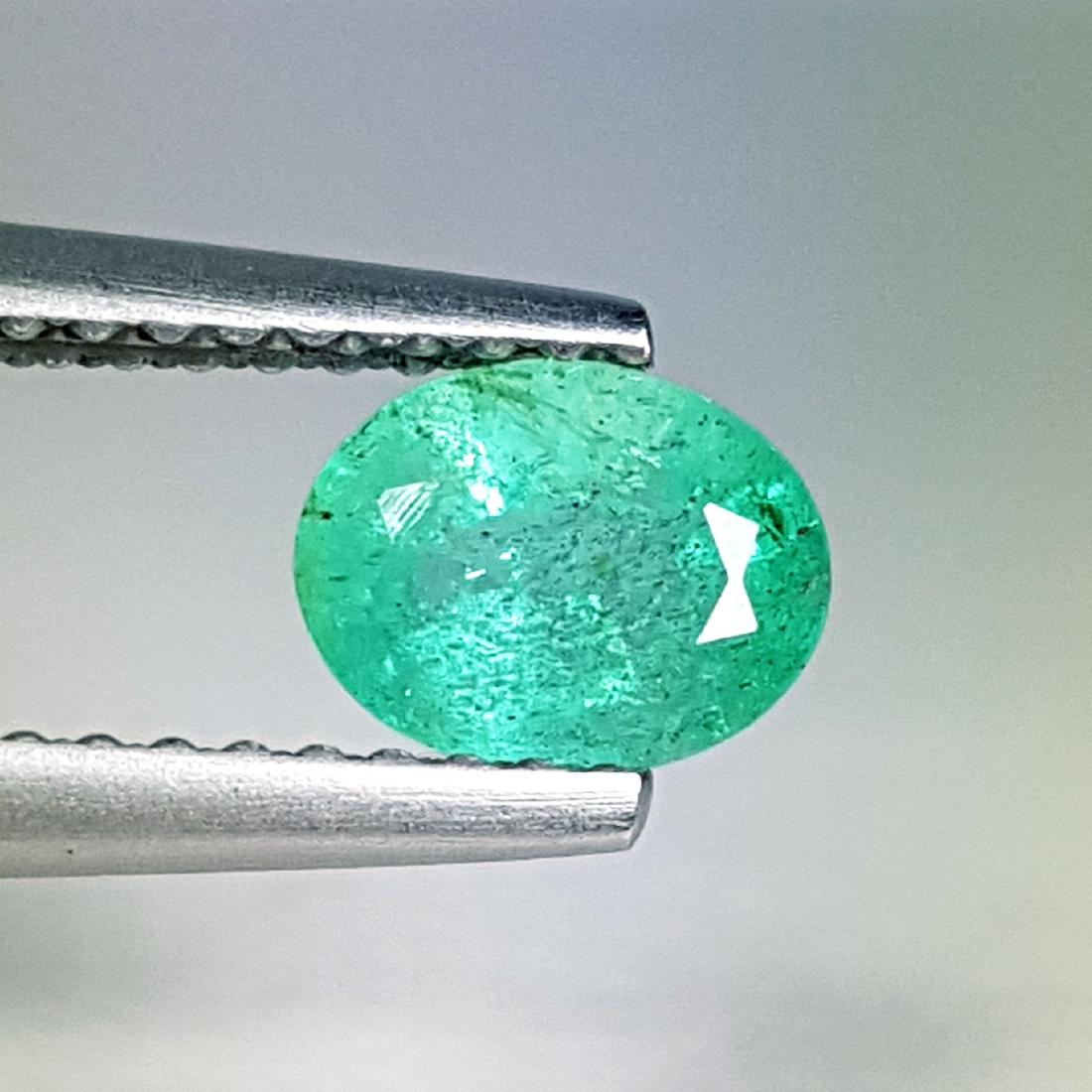 0.75 ct AAA Grade Gem Oval Cut Natural Emerald (1 of 6)