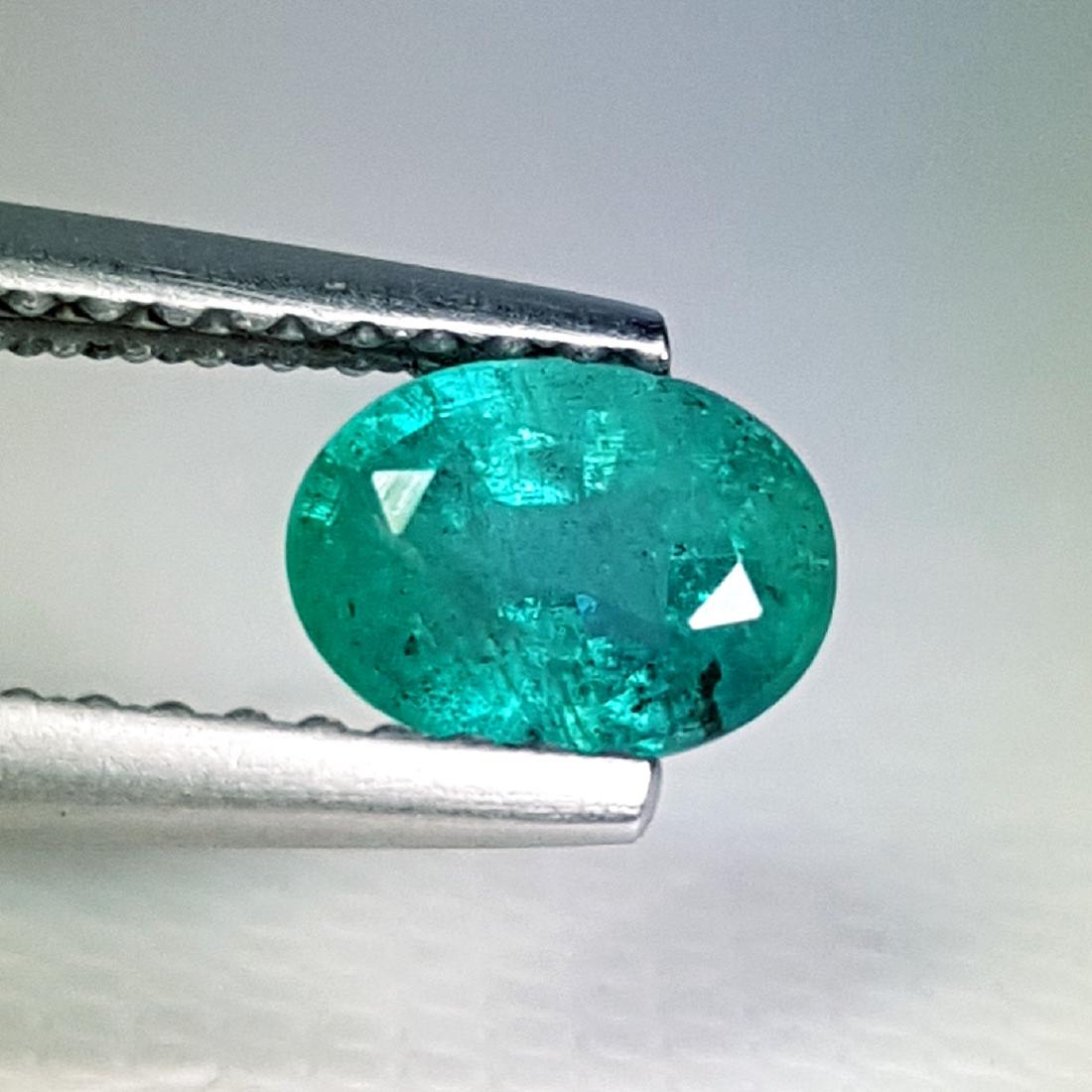 0.65 ct Collective Gem Oval Cut Natural Emerald (1 of 6)