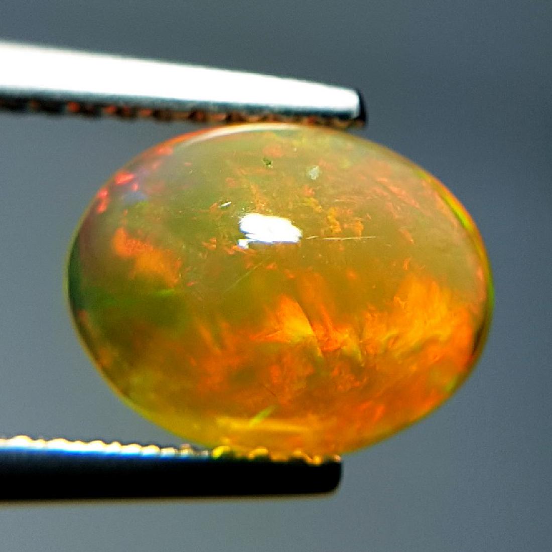 2.10 ct Marvelous Fire Oval Cabochon Natural Opal (1 of 10)