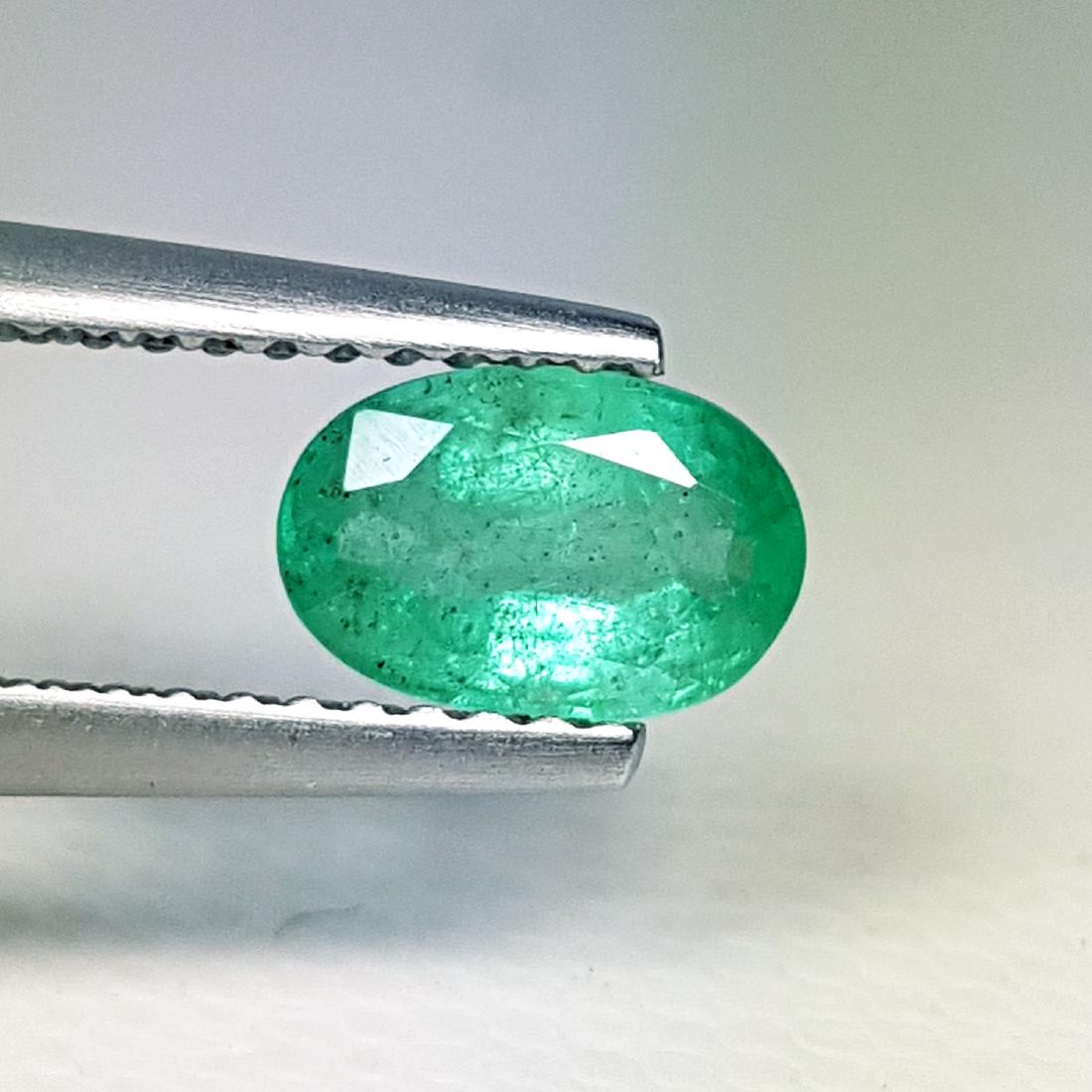 0.90 ct AAA Grade Gem Oval Cut Natural Emerald (1 of 6)
