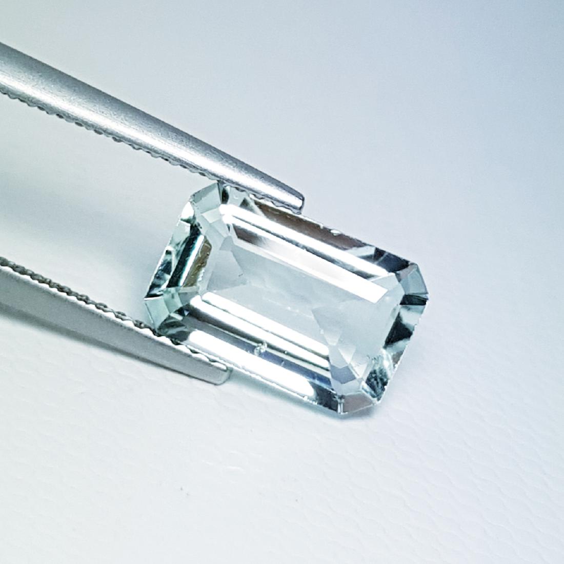 2.72 ct Fantastic Emerald Cut Natural Aquamarine (1 of 4)