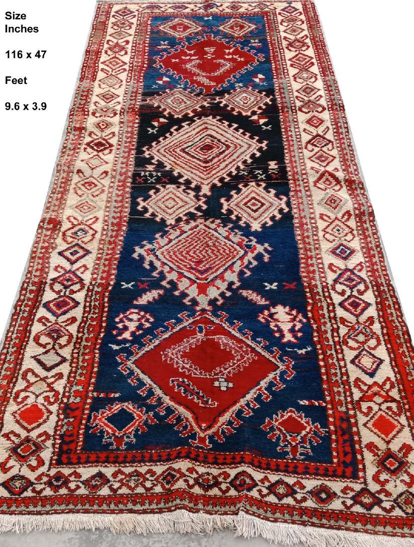 Vintage Oriental Afshari Design Geometric Rug (1 of 5)