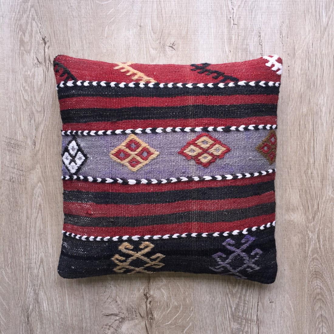 Handmade / Handwoven Vintage Kilim Pillow Cushion (1 of 10)
