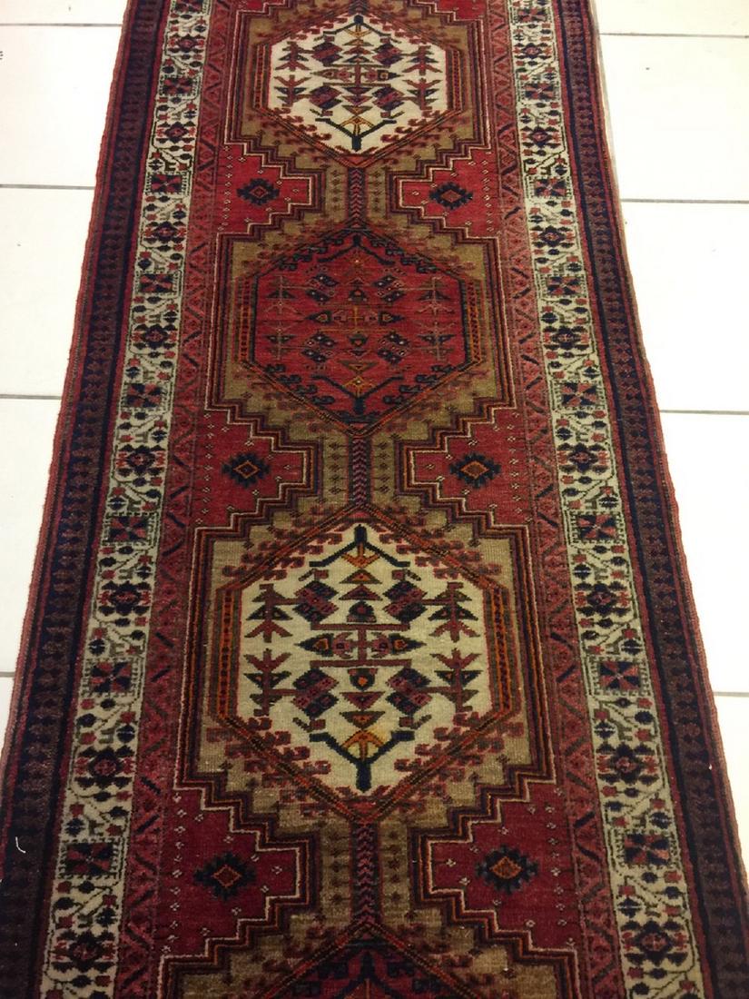 Antique Persian Hand Woven Heriz Rug 12.9x3.1 (1 of 8)