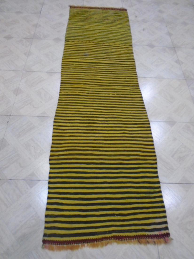 Amazing afghan antique kilim: Title: Amazing afghan antique kilim Origin (City & Country): Afghanistan Size/ Format: 6.9 x 1,11 ft Material: wool Description: Amazing afghan antique kilm hand made Reserve: $70.00 Shipping: Domesti