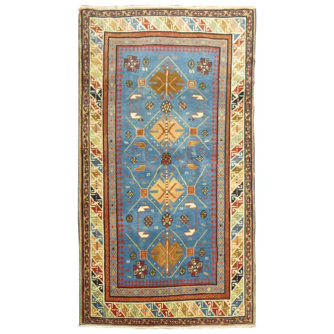 Vintage shirvan rug with a small-scale geometric (1 of 6)