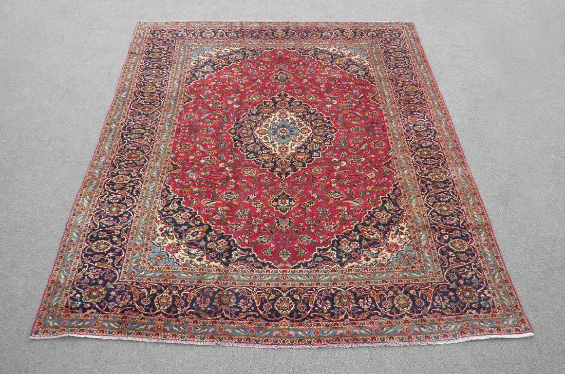 Beautiful Semi Antique Persian Kashan 10.9x8.2 (1 of 8)