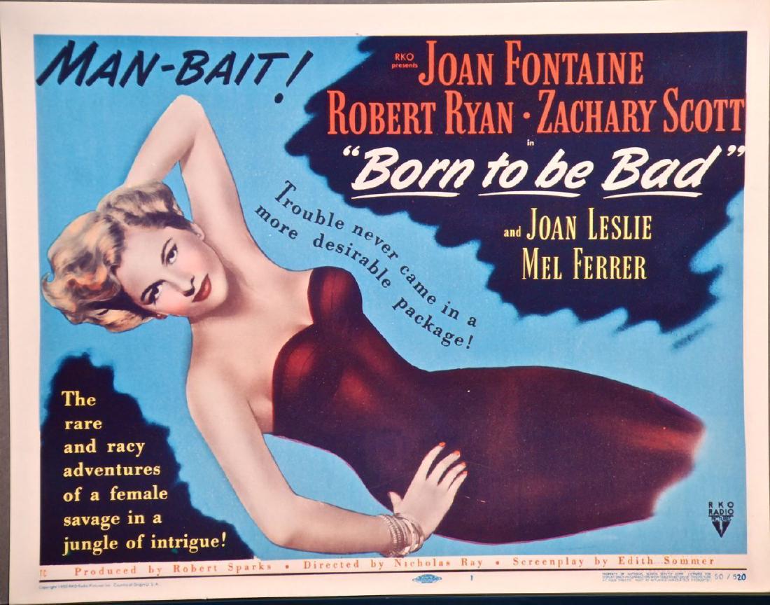 BORN TO BE BAD 50 VF TC ~ JOAN FONTAINE FILM NOIR ~ (1 of 1)