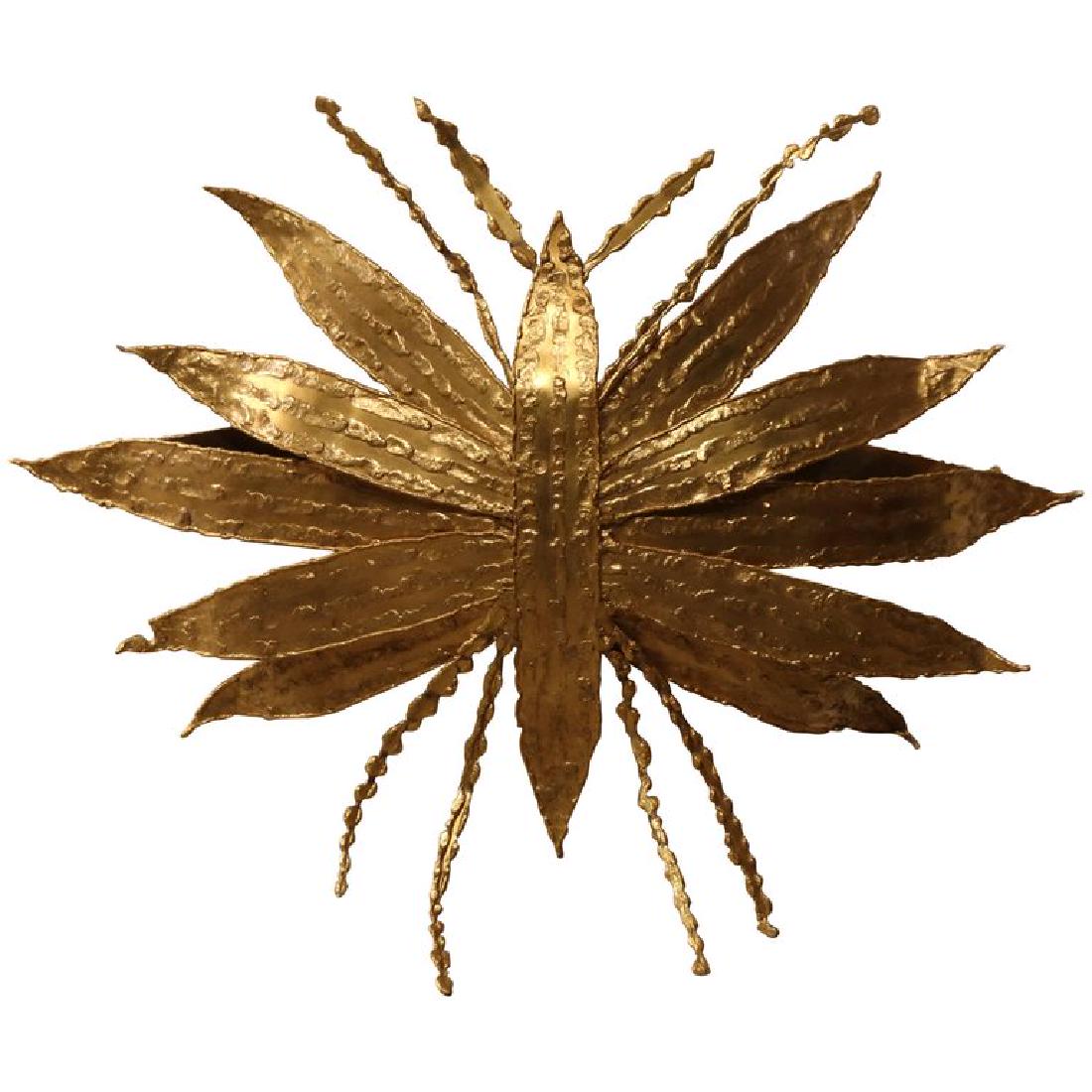 Large Paul Moerenhout Gilt Bronze Dragon Fly like: For all items from this dealer please hit the button VIEW ALL FROM SELLER below on this page Very impressive large Hollywood Regency and Brutalist style large dragonfly or fictional flying insect wall