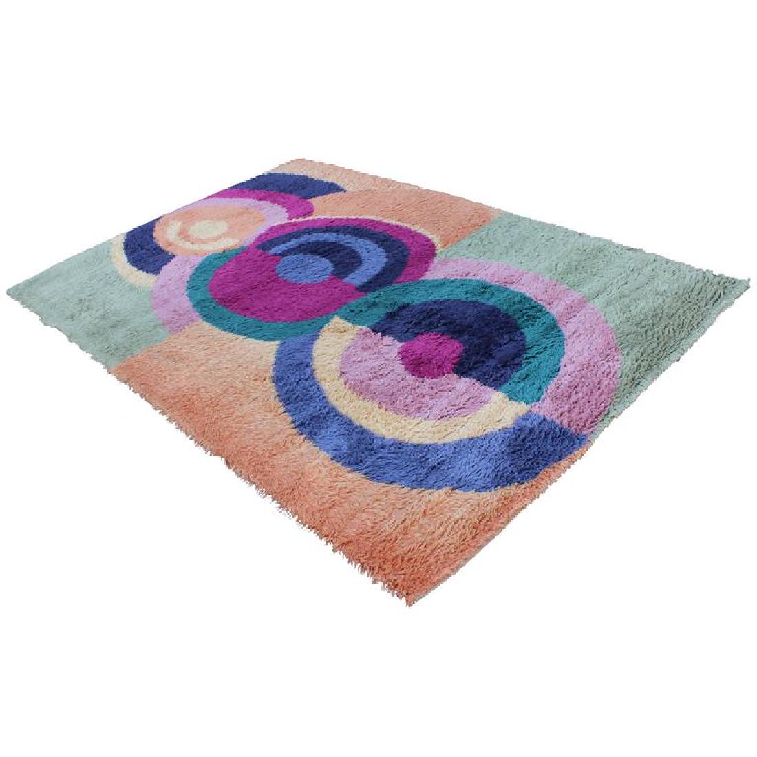 1960s Ege Rya Danish Modern Wool Rug: 1960s Ege Rya Danish modern wool rug. Creator Ege Rya (Maker) Of the Period Mid-Century Modern Place of Origin Denmark Date of Manufacture 1960s Period 20th Century Materials and Techniques Wool Condi