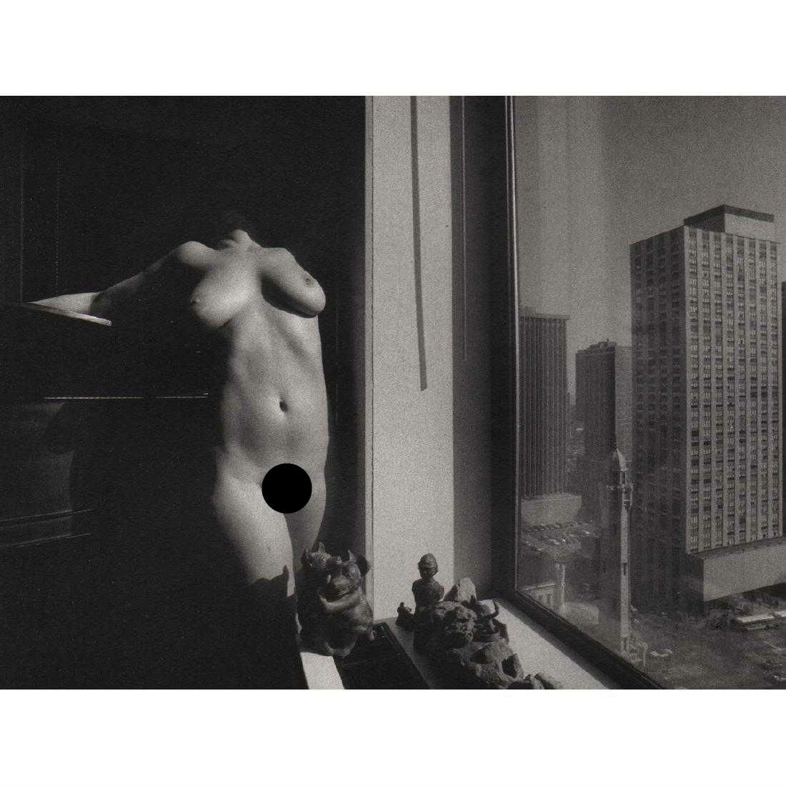 LUCIEN CLERGUE - Nude, Chicago, 1976: Artist: LUCIEN CLERGUE Print Title: Nude, Chicago, 1976 Medium: Photo-lithograph Printing Date: 1980's Printed in France Image Size: 7.5 X 5.5 inches Lucien Clergue (1934-2014) was a French photograph