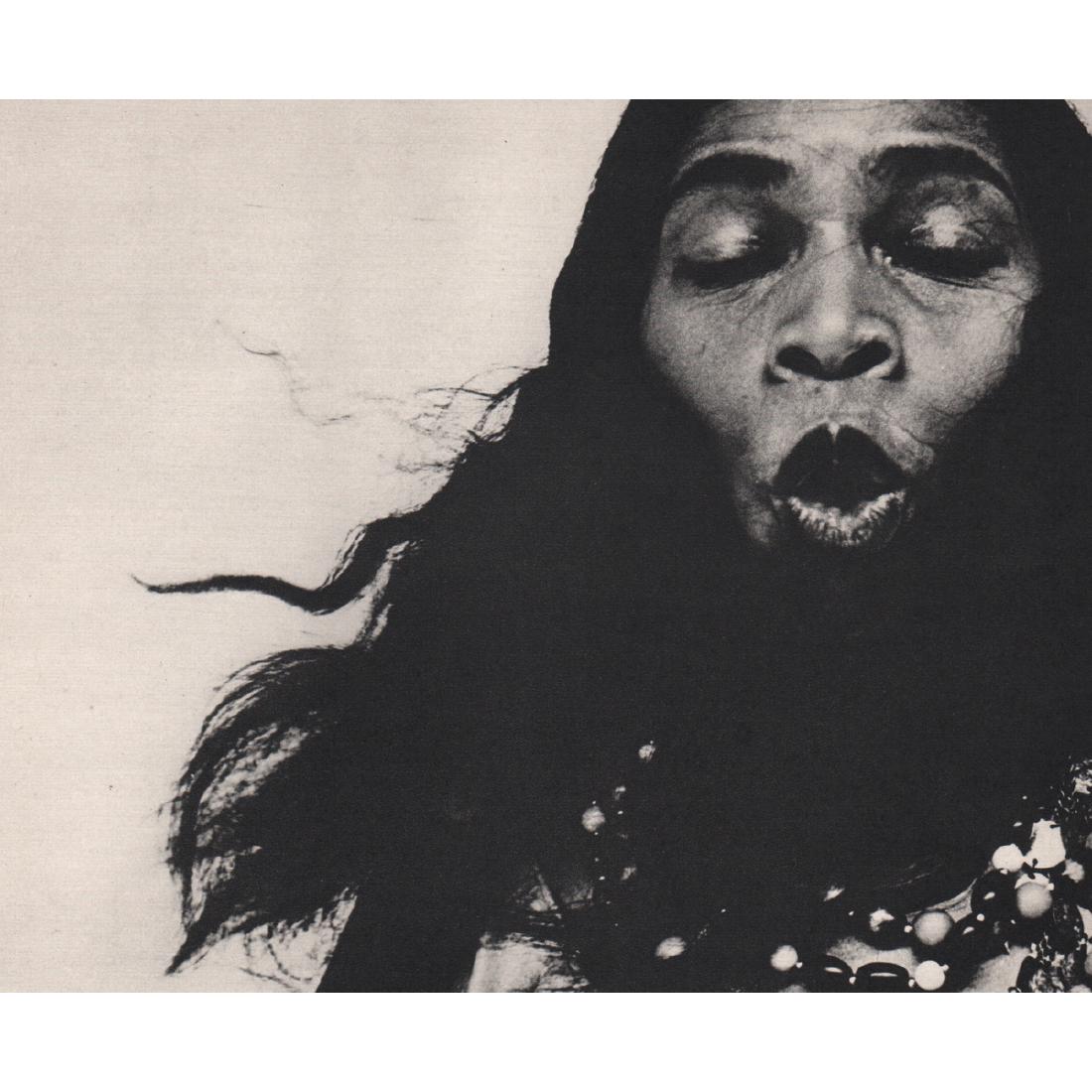RICHARD AVEDON - Marian Anderson, 1955: Artist: RICHARD AVEDON Print Title: Marian Anderson, 1955 Marian Anderson (1897-1993) was an American singer. Anderson was one of the most celebrated singers of the twentieth century. Medium: Sheet-Fe