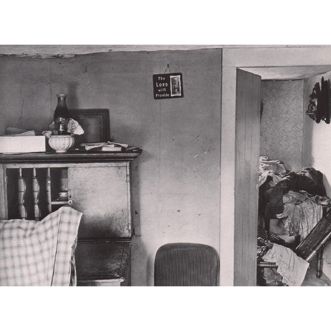 WALKER EVANS - New York State Farm Interior, 1931: Artist: WALKER EVANS Print Title: New York State Farm Interior, 1931 Medium: Photo-engraving Printing Date: 1930's Printed in the USA Image Size: 7 X 5 inches Walker Evans (1903-1975) was an American