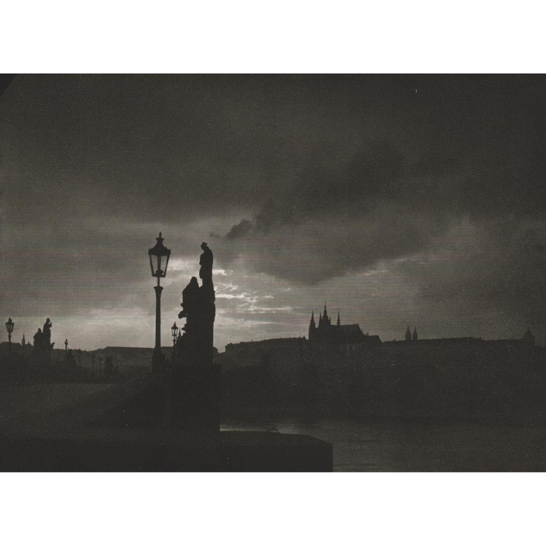JOSEF SUDEK - Evening on the Charles Bridge, Prague (1 of 1)