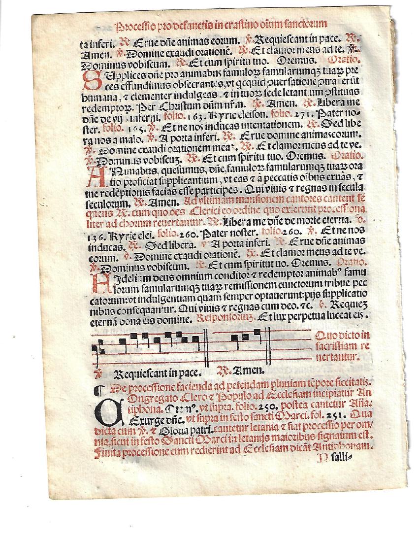 1567 Catholic Prayer Leaf Red and Black Music (1 of 1)