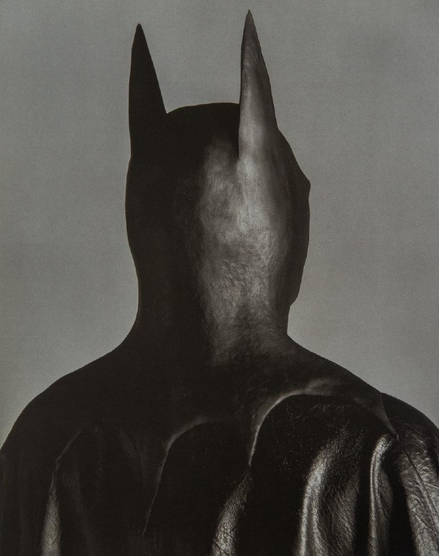 Batman, London, 1988: Artist: Ritts, Herb Title: Batman, London, 1988 Medium: Photo Litho, 1999, France Dimensions: 8.65x11" Heat Wax Mounted on 12x16" Conservation Board Herbert "Herb" Ritts Jr. (1952 - 2002) was an Ameri