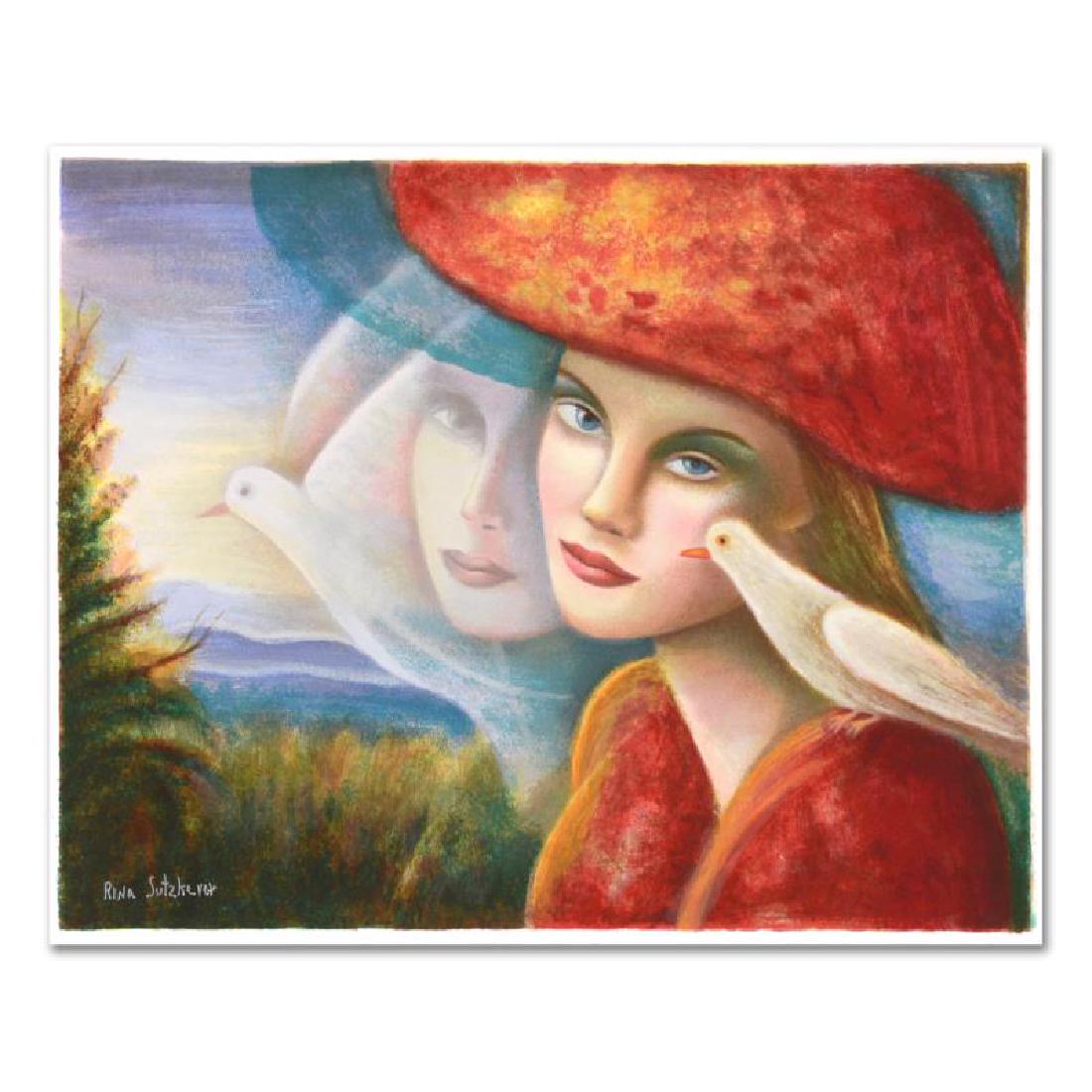 Rina Sutzkever - "Thought" Limited Edition Serigraph, (1 of 2)