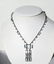 Art-Deco Sterling Silver & Paste Choker/Necklace