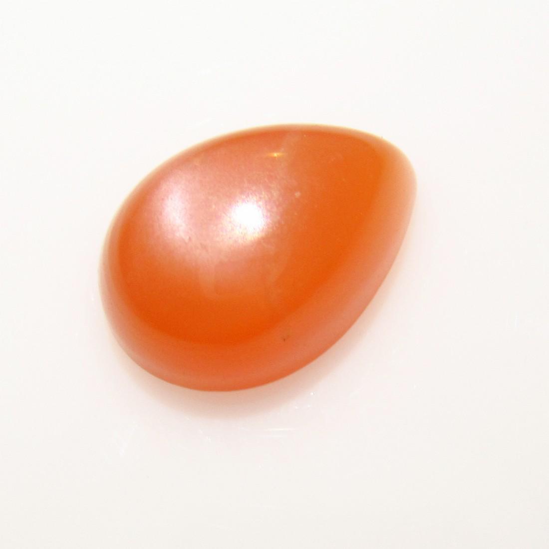 4.87 Ctw Natural Orange Moonstone Catseye Pear Cab: No Reserve! Title: 4.87 Ctw Natural Orange Moonstone Catseye Pear Cab Stone Clarity: Transparent Loose Gemstone: Natural Moonstone Catseye Carat Weights: 4.87 Size/Dimensions: 13.10 x 9.20 x 5.70 mm E