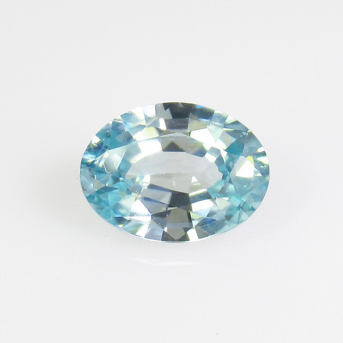 1.47 Ct Genuine Blue Zircon 8X6 mm Oval Cut: No Reserve! Title: 1.47 Ct Genuine Blue Zircon 8X6 mm Oval Cut Stone Clarity: VVS Loose Gemstone: Natural Zircon Carat Weights: 1.47 Size/Dimensions: 8.00 x 6.00 x 3.20 mm Top Luster / Excellent Oval 