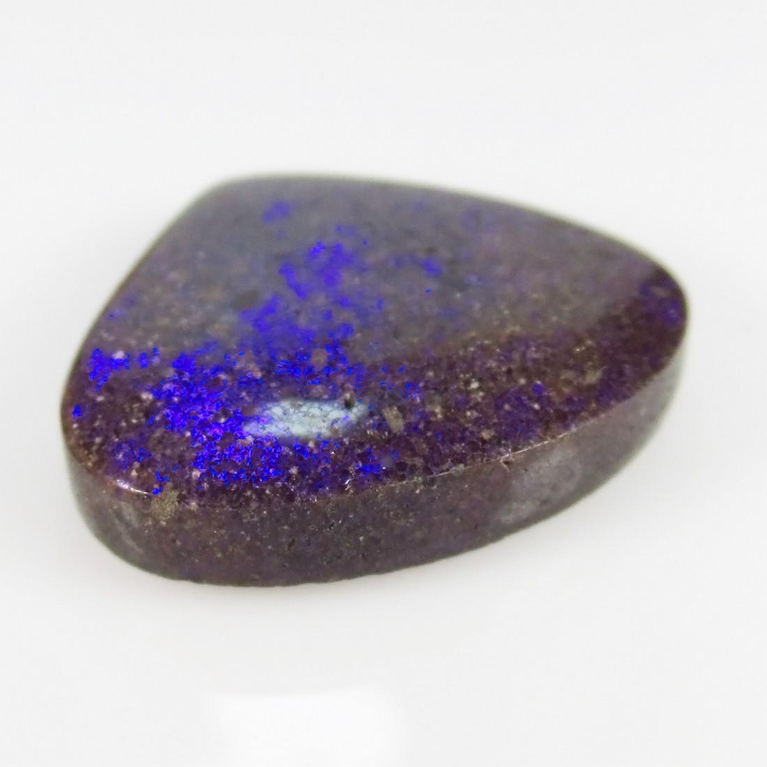 17.72 Ct Genuine Australian Black Opal Pear Cabochon (1 of 2)