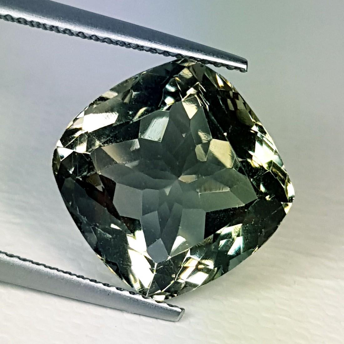 Natural Green Amethyst Cushion cut 12.70 ct (1 of 6)