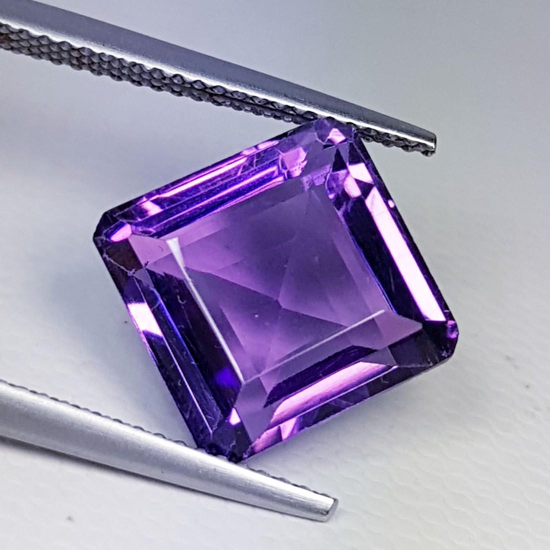 Natural Amethyst Square Cut 7.50 ct (1 of 6)