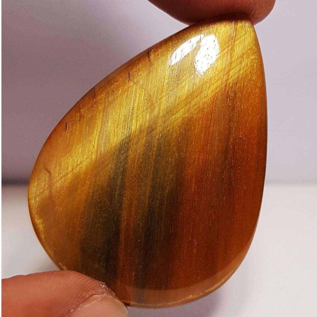 44.75 ct Natural Black Tiger Eye (1 of 5)