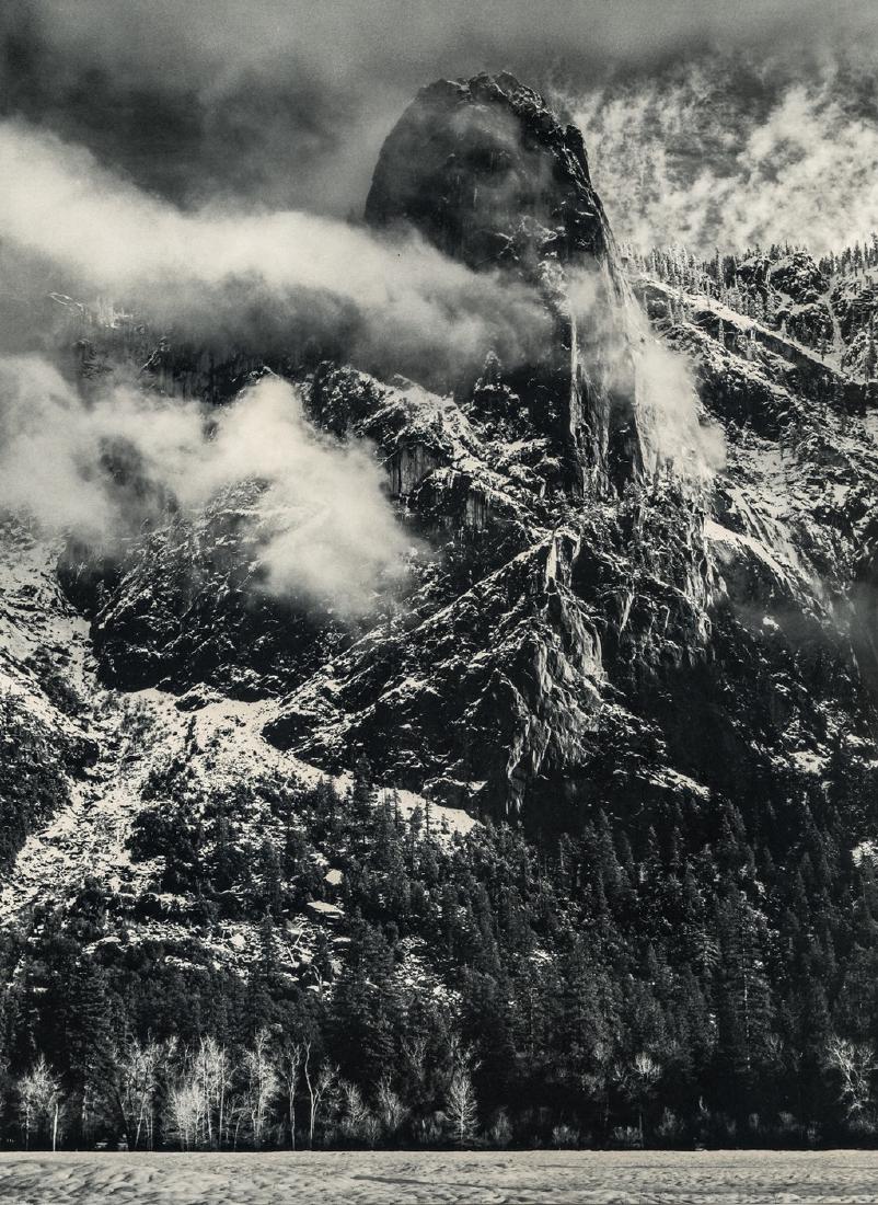 ANSEL ADAMS - Sentinel Rock, Clouds 1937 (1 of 1)