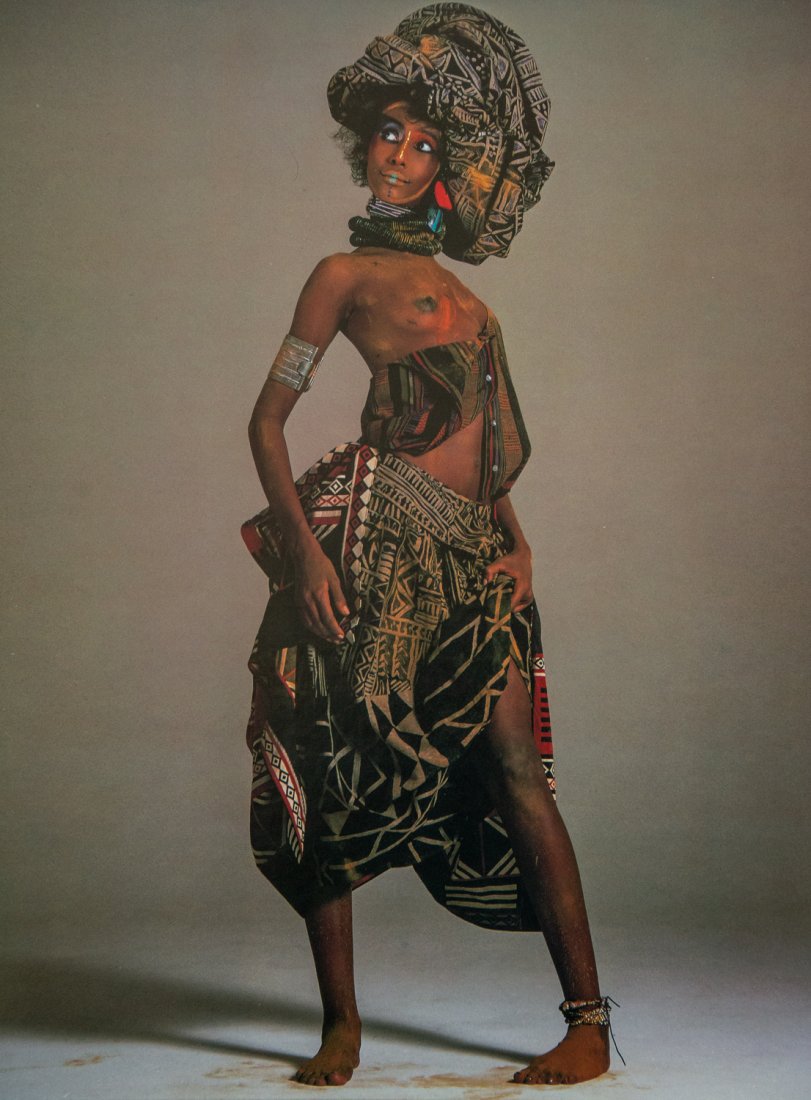 RICHARD AVEDON - Iman: Artist: Avedon, Richard Title: Iman Medium: Photo Litho, 1984, Japan Dimensions: 8.2x10.85" Heat Wax Mounted on 12x16" Conservation Board Richard Avedon was an American fashion and portrait photograph